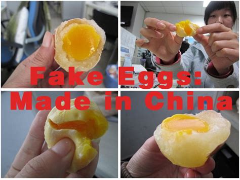 fake chicken eggs are a problem in china